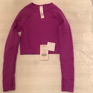 Fablectics cropped workout shirt